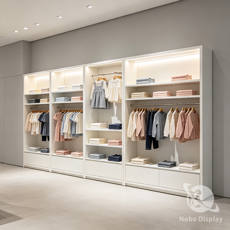 Kids Solid Color Display Cabinet