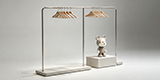 Wood and Metal Display Cabinet