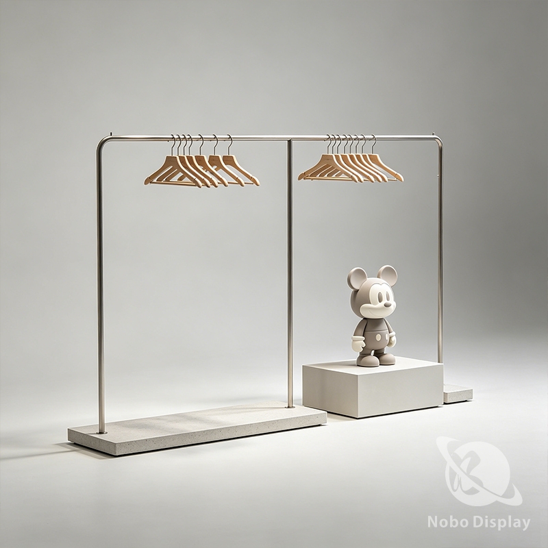 Wood and Metal Display Cabinet