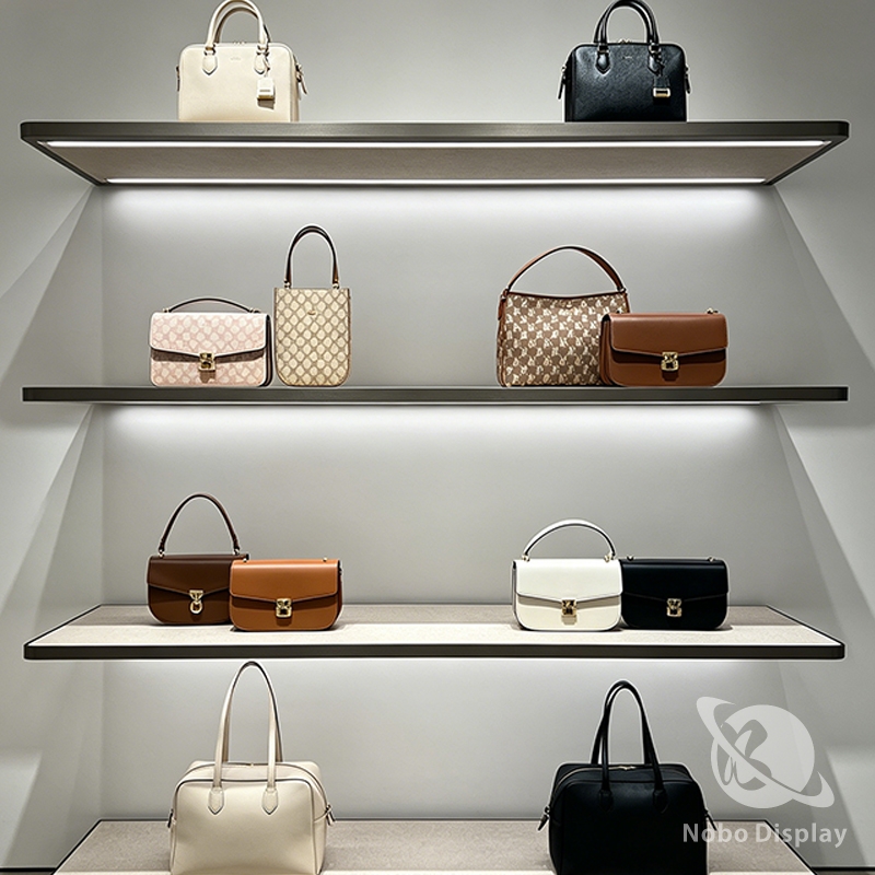 High End Wall Mounted Bag Display